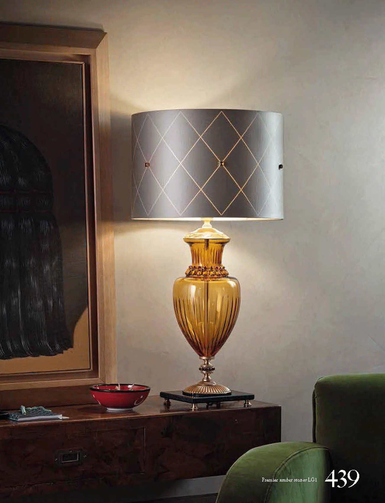 Brands Euroluce Dahlia Collection Premier Table Lamp