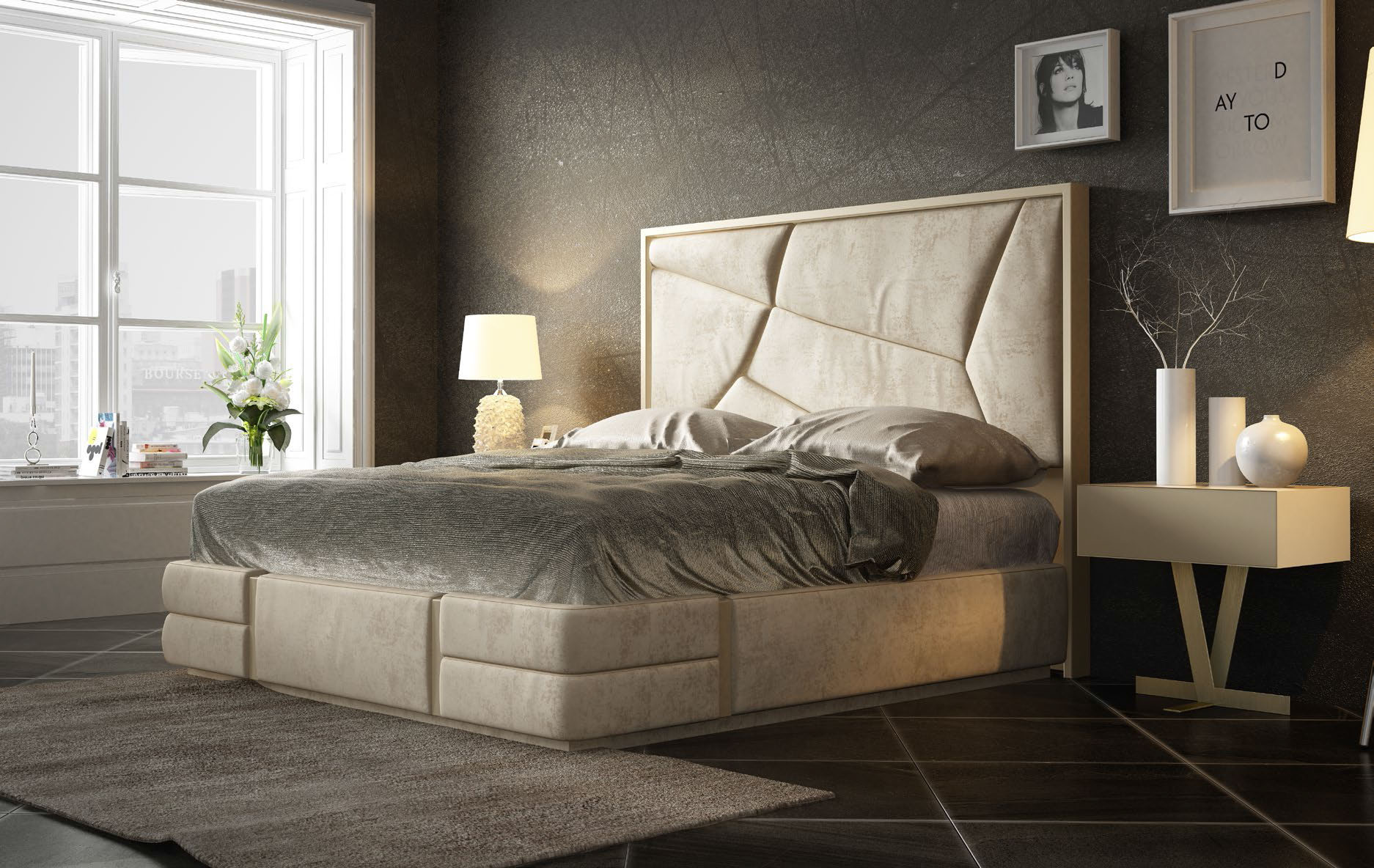 Brands Franco Furniture New BELLA Vanity Chest DOR 159