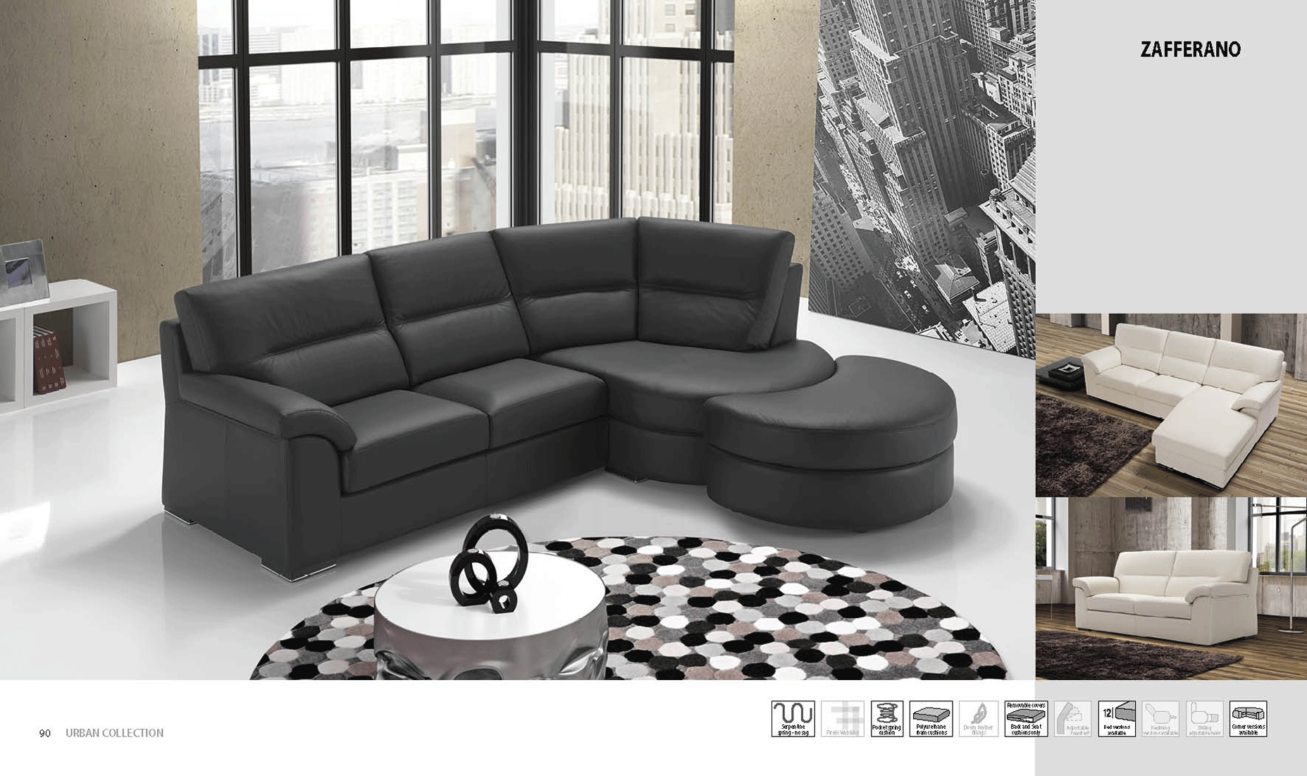 Living Room Furniture Sectionals Zafferano Living