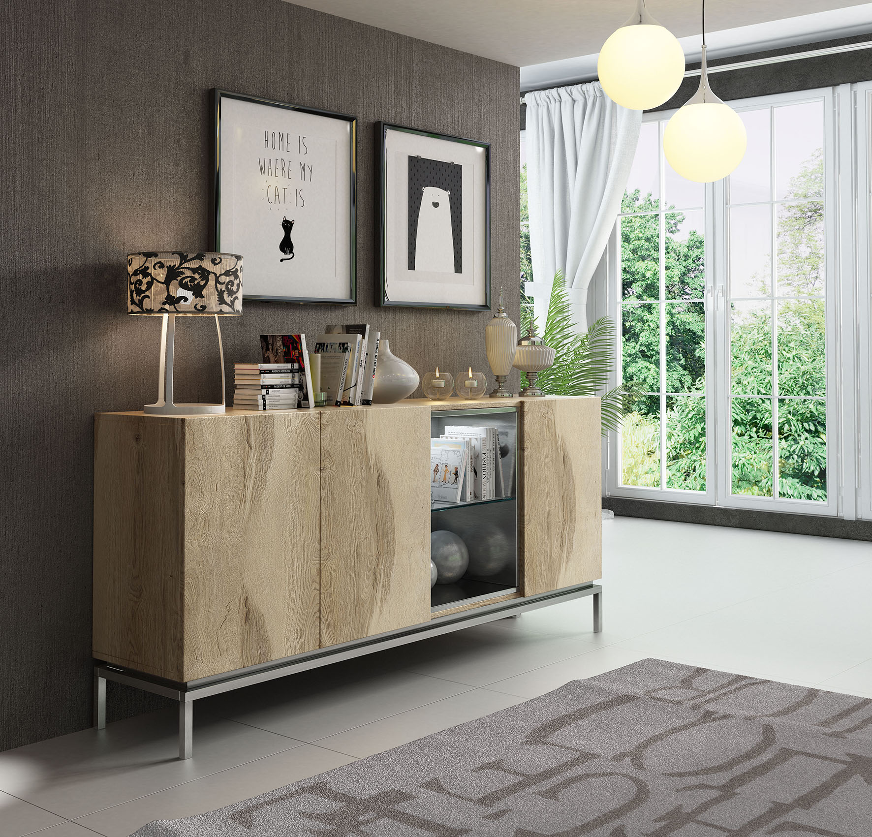 Brands Franco ENZO Dining and Wall Units, Spain AII.29 Sideboard