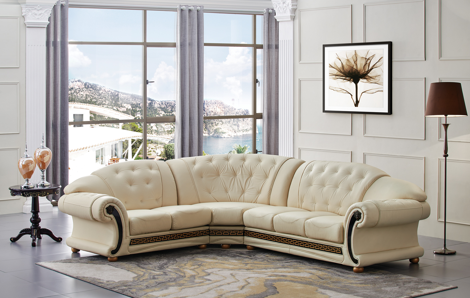 Brands SVN Modern Living Special Order Apolo Sectional Ivory