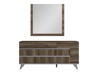 Bedroom Furniture Dressers and Chests Medea Double Dresser / Mirror