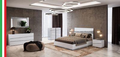 Bedroom Furniture Modern Bedrooms QS and KS Alba Bedroom w/ Light by Camelgroup – Italy