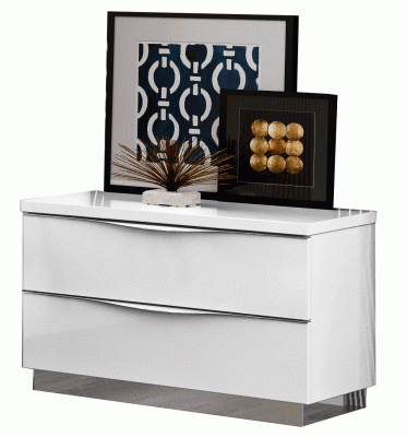 Bedroom Furniture Nightstands Onda White MAXI Nightstand