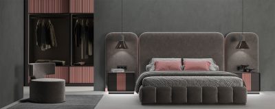 Bedroom Furniture Modern Bedrooms QS and KS Curve 03