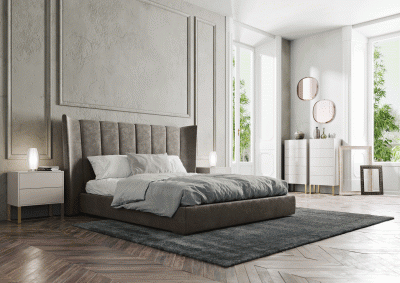 Bedroom Furniture Modern Bedrooms QS and KS Parros Bed