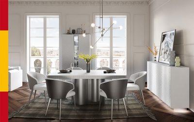 Clearance Dining Room Wave Dining White