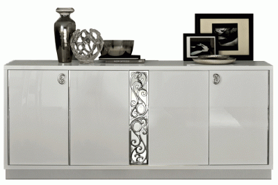 Roma 4-Door Buffet White