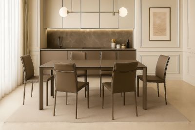 Aurora Taupe Dining set