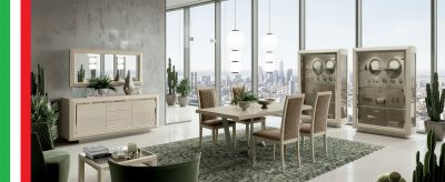 Dining Room Furniture Modern Dining Room Sets Elite Dining Ivory Comp 2 Betulla Sabbia