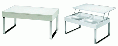 J030 White Coffee Table