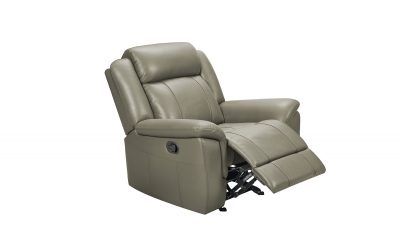 9015 Grey Chair w/ manual recliner