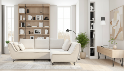 Living Room Furniture Sectionals Cocoli Sectional w/Bed