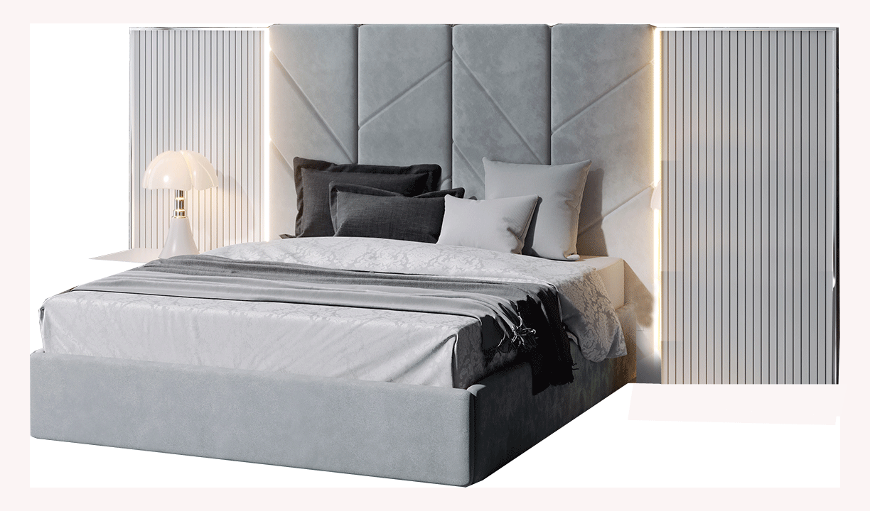 Bedroom Furniture Modern Bedrooms QS and KS Helen Bed