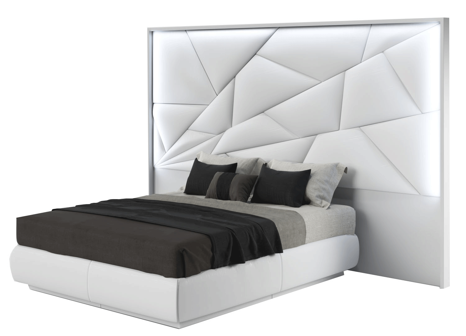 Brands Franco Furniture Bedrooms vol2, Spain Majesty Bed w/light