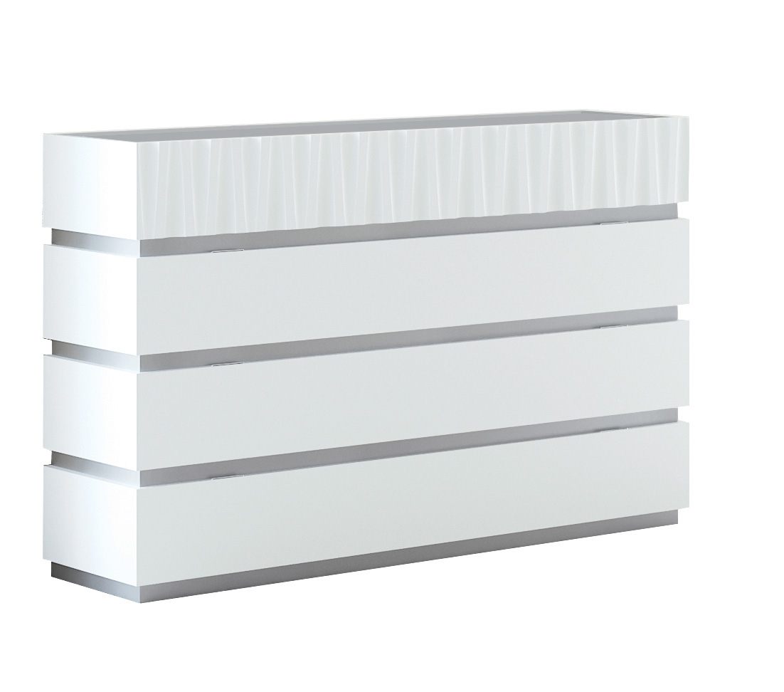 Bedroom Furniture Dressers and Chests Marina Single Dresser WHITE
