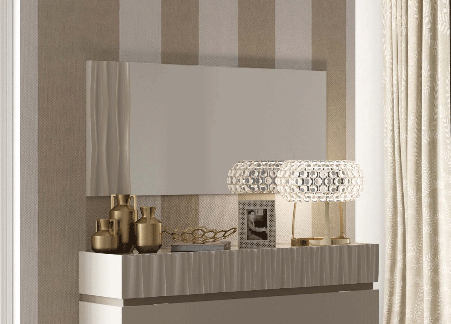 Brands Gamamobel Bedroom Sets, Spain Marina TAUPE mirror