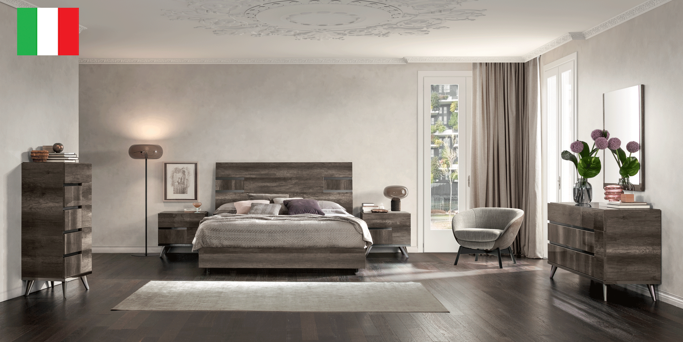 Brands Status Modern Collections, Italy Medea Bedroom