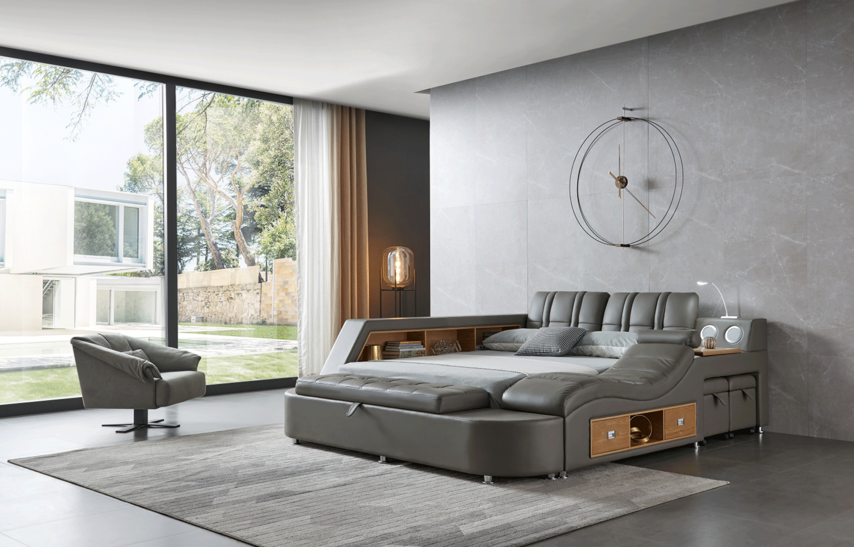 Bedroom Furniture Modern Bedrooms QS and KS Tesla Bed