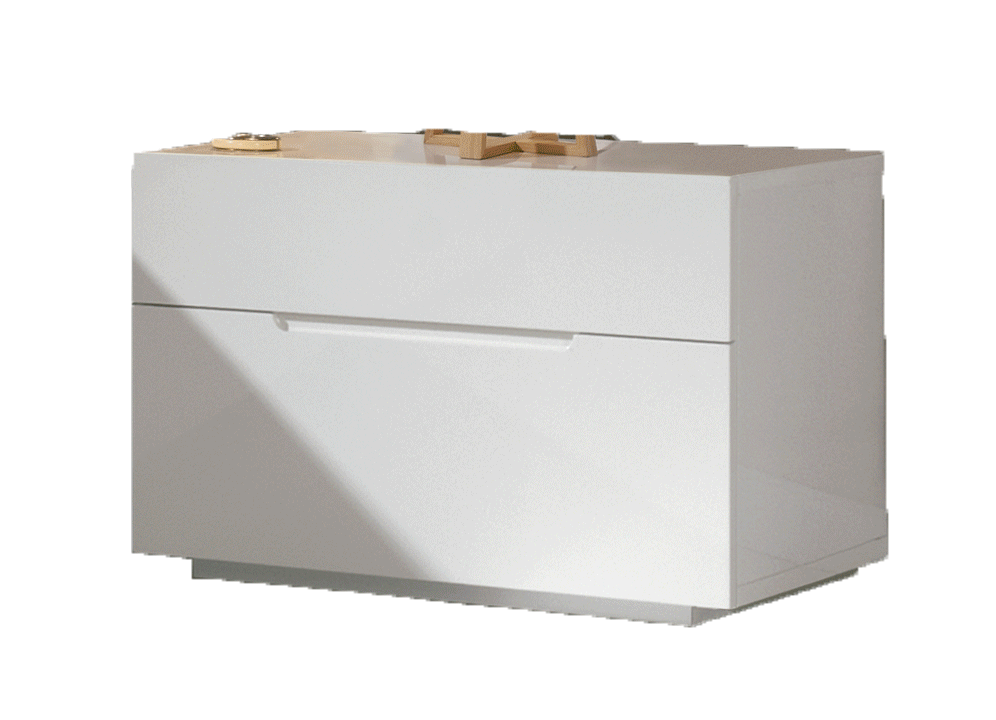 Brands Dupen Modern Bedrooms, Spain M 100 Nightstand White