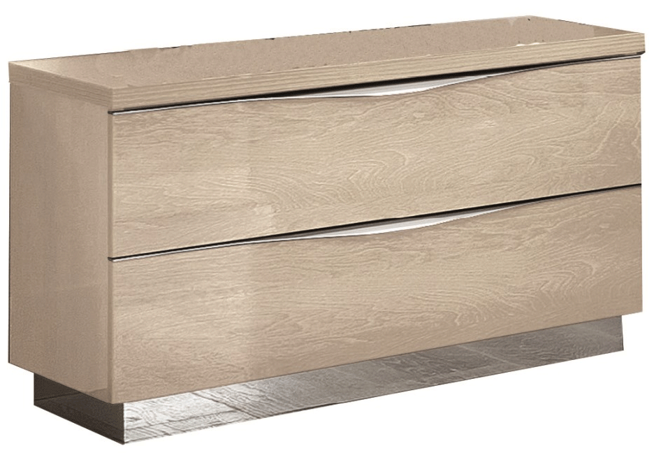 Bedroom Furniture Modern Bedrooms QS and KS Platinum LEGNO Nightstand IVORY