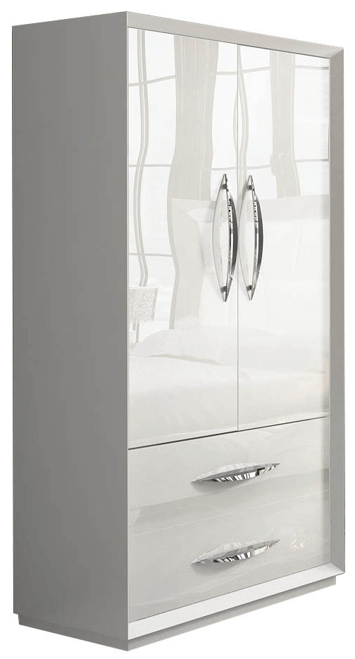 Brands Franco Maximo Carmen White 2 Door Wardrobe