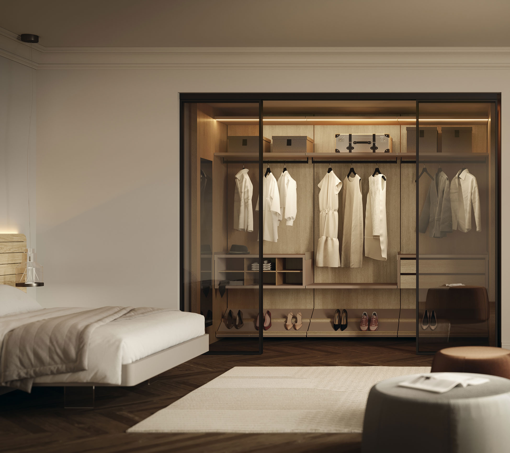 Bedroom Furniture Wardrobes MS 034 Walking closet