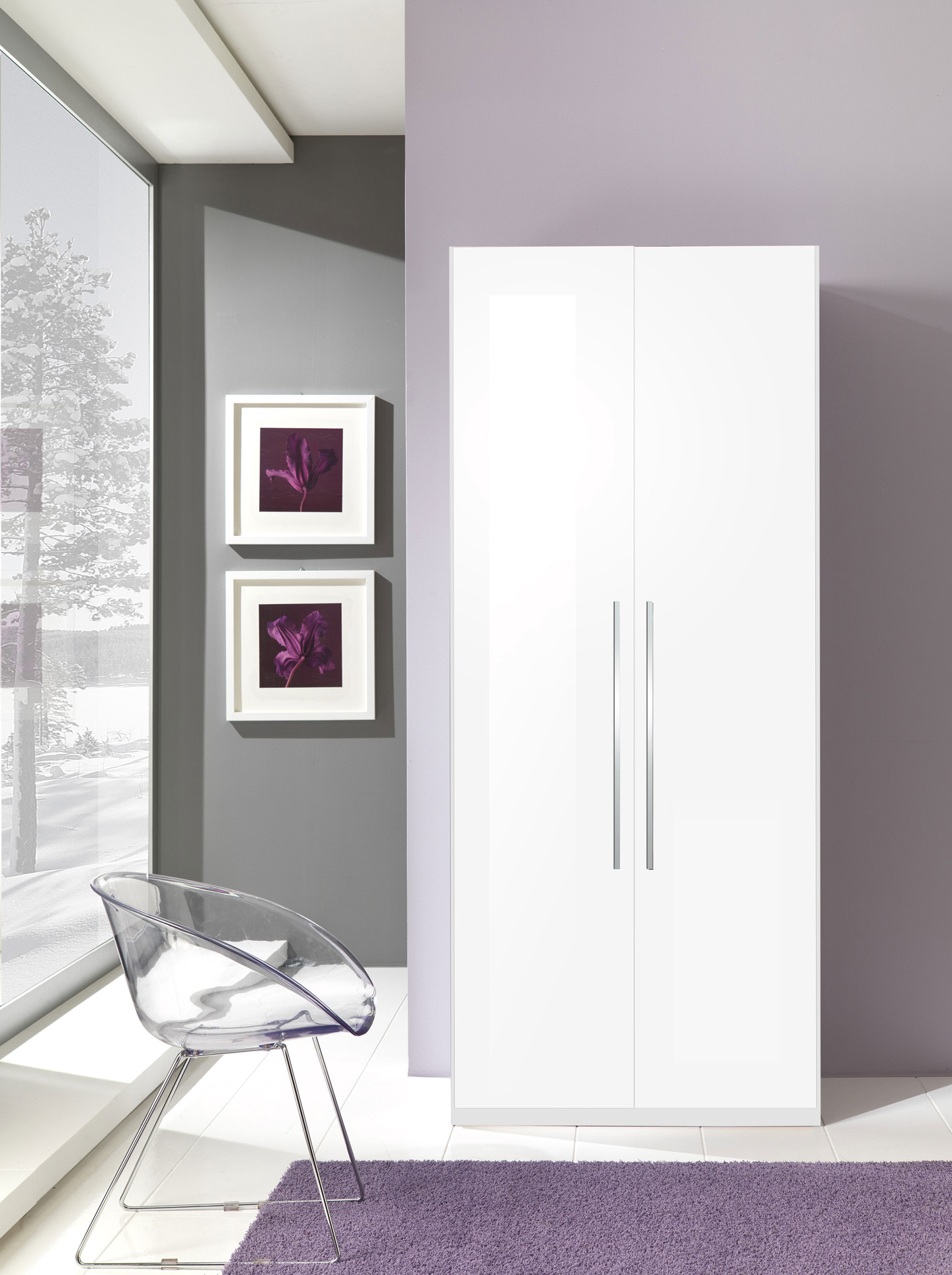 Brands MCS Modern Bedrooms Momo 2 Door Wardobe