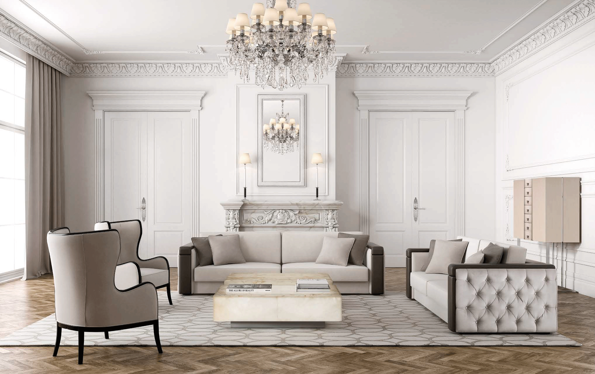 Brands SWH Classic Living Special Order Miami Living room