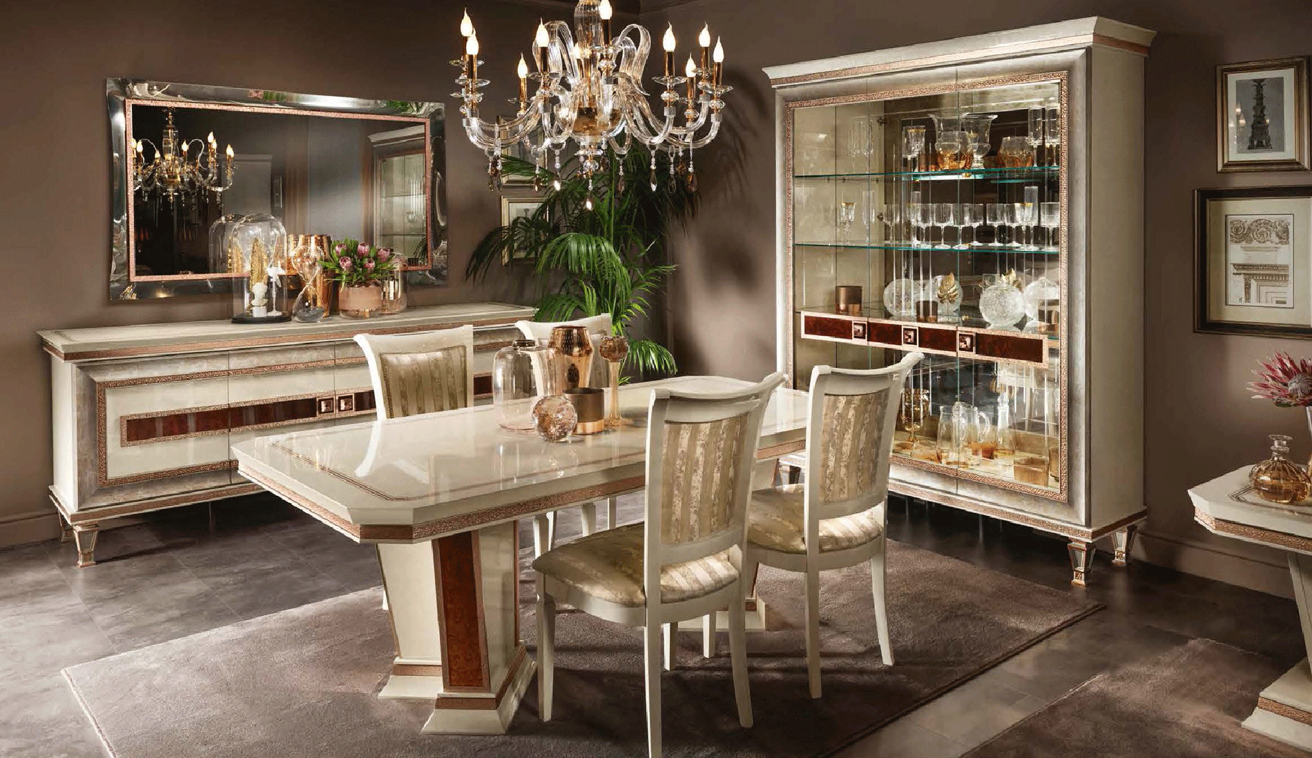 Dining Room Furniture Marble-Look Tables Dolce Vita Day