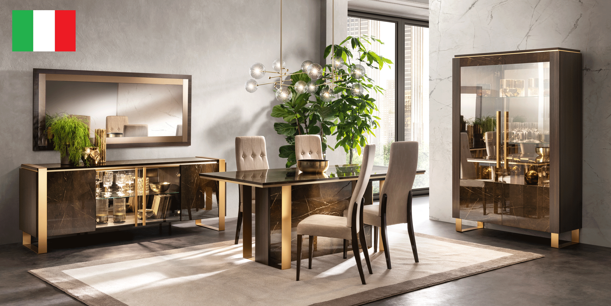 Brands Arredoclassic Living Room, Italy Essenza Dining by Arredoclassic, Italy