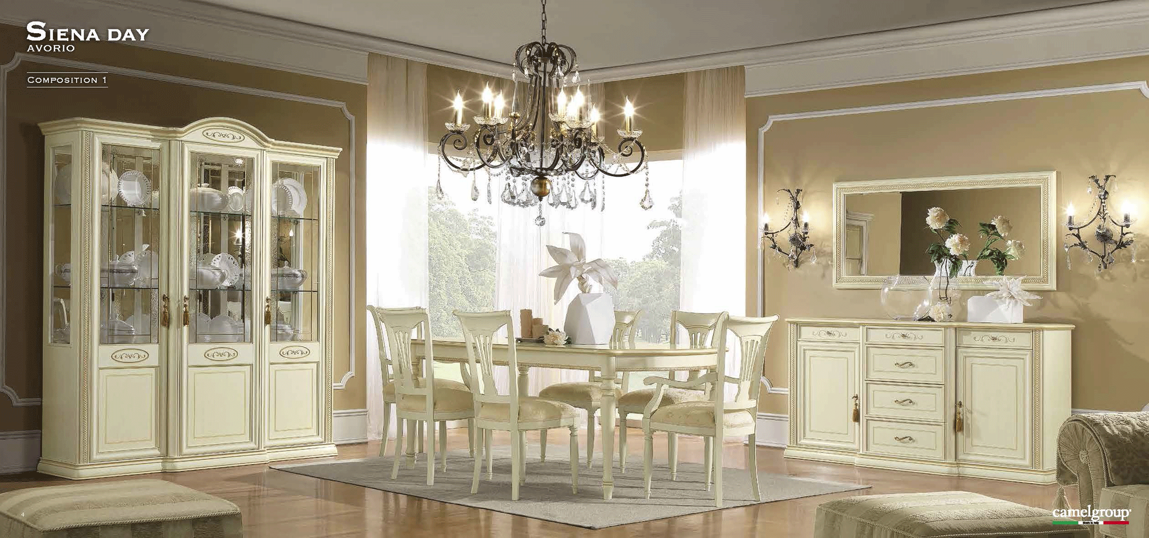Dining Room Furniture China Cabinets and Buffets Siena Day Ivory