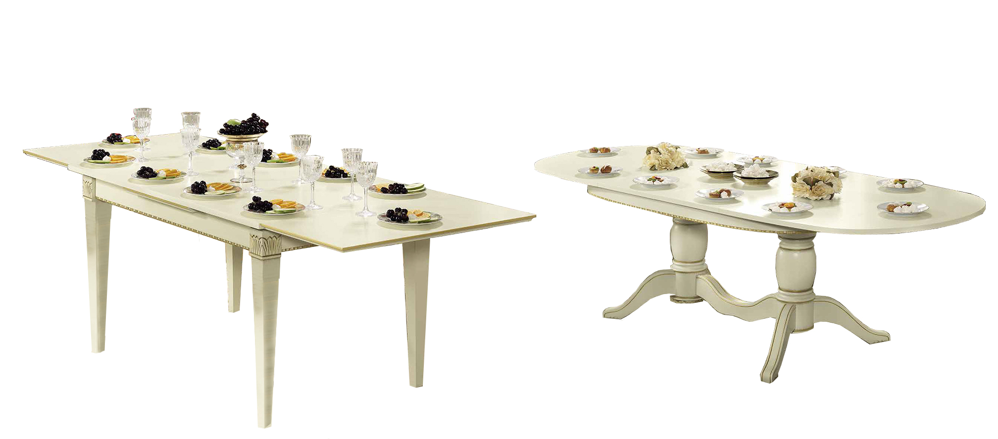 Dining Room Furniture Tables Treviso White Ash Tables