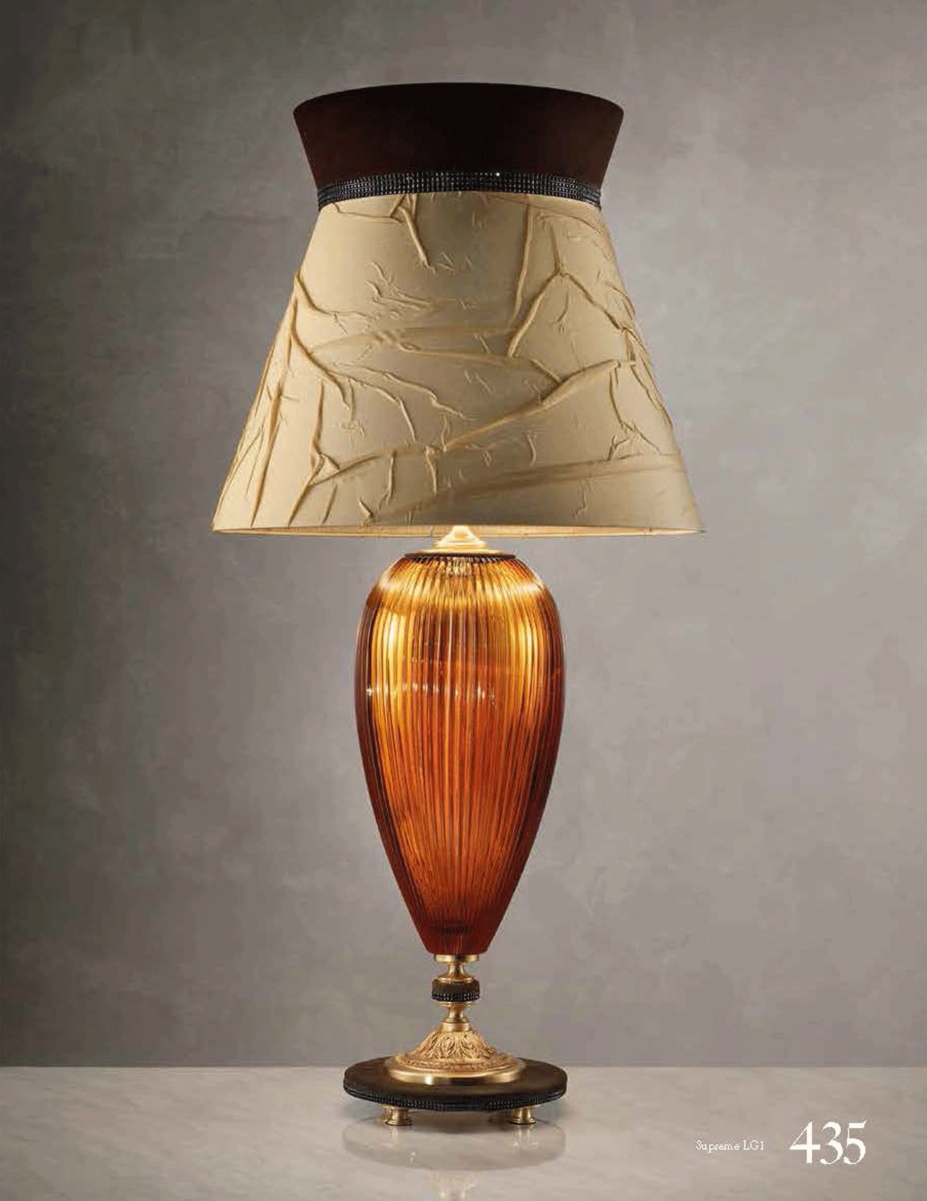 Brands Euroluce Claire Collection Supreme Table Lamp