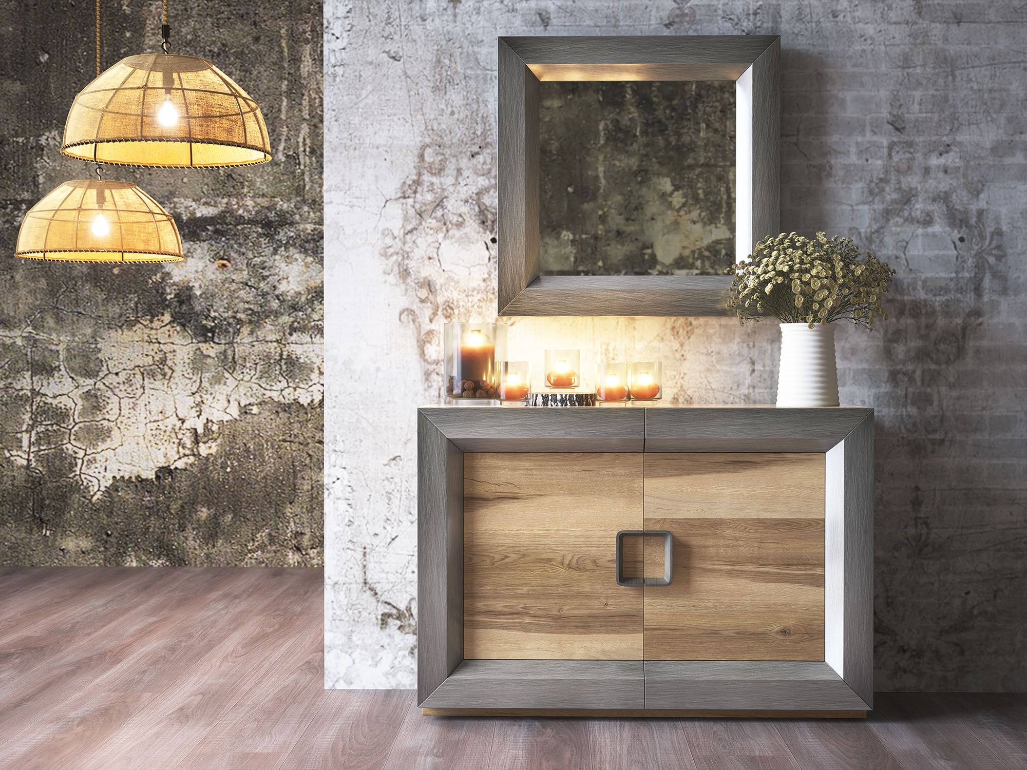 Wallunits Hallway Console tables and Mirrors ZII.07 SHOE CABINET