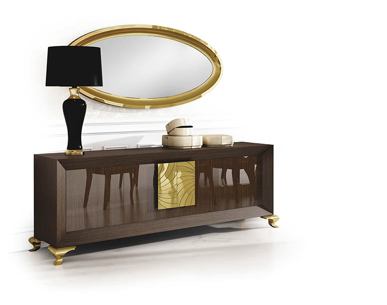 Brands Franco Gold AII.14 Sideboard + Mirror