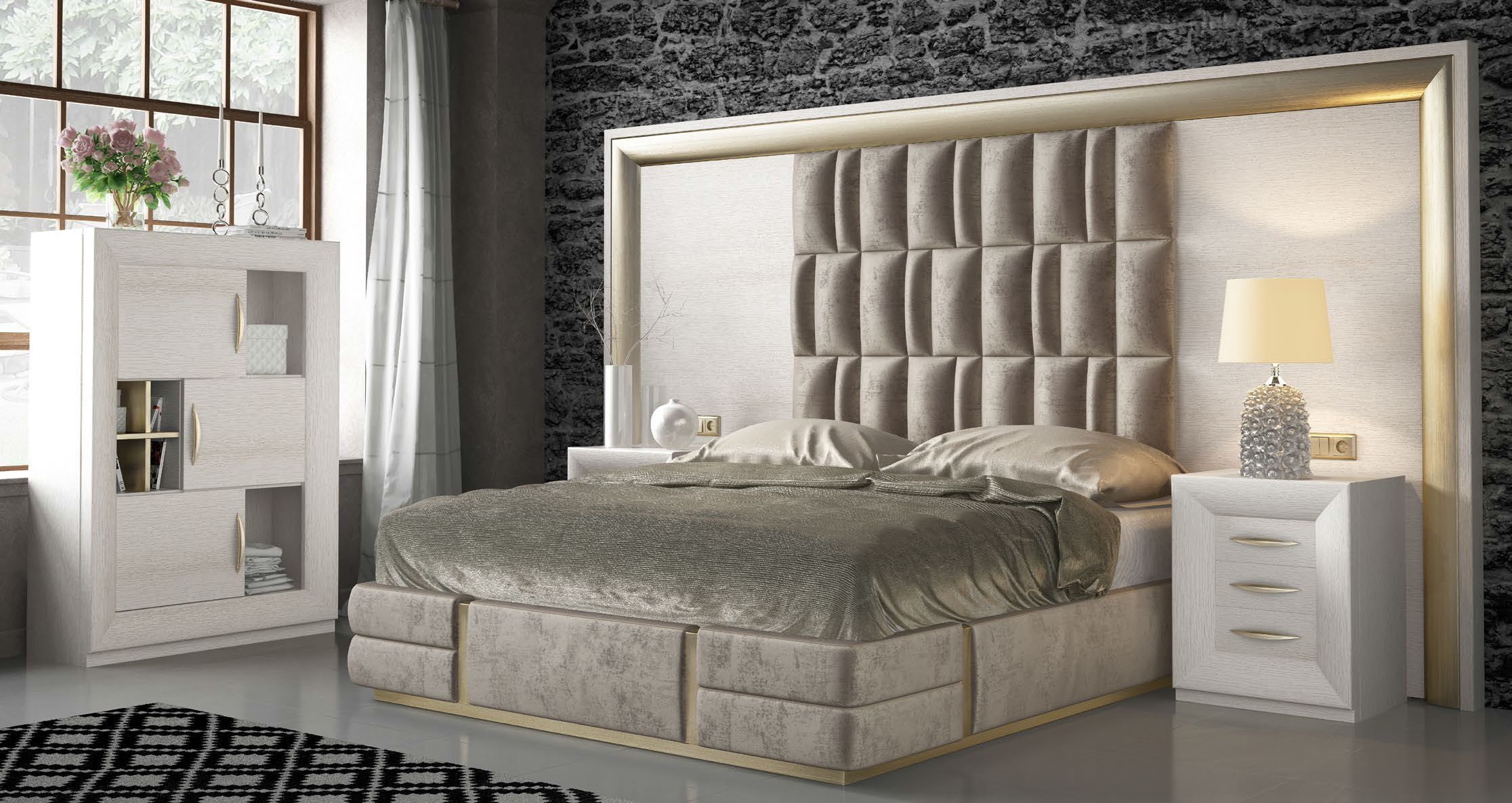 Brands Franco Furniture New BELLA Vanity Chest DOR 123