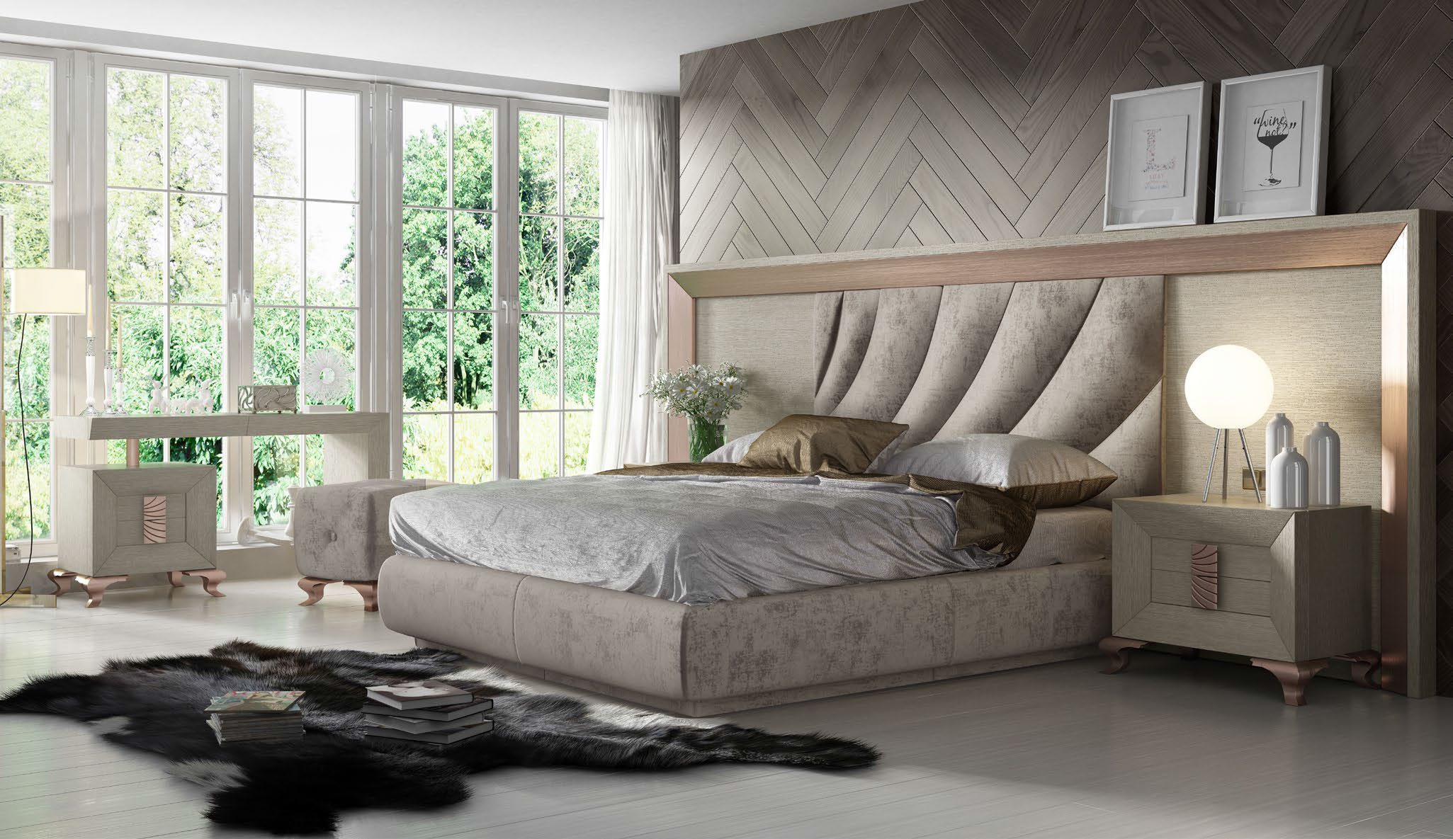 Bedroom Furniture Modern Bedrooms QS and KS DOR 126