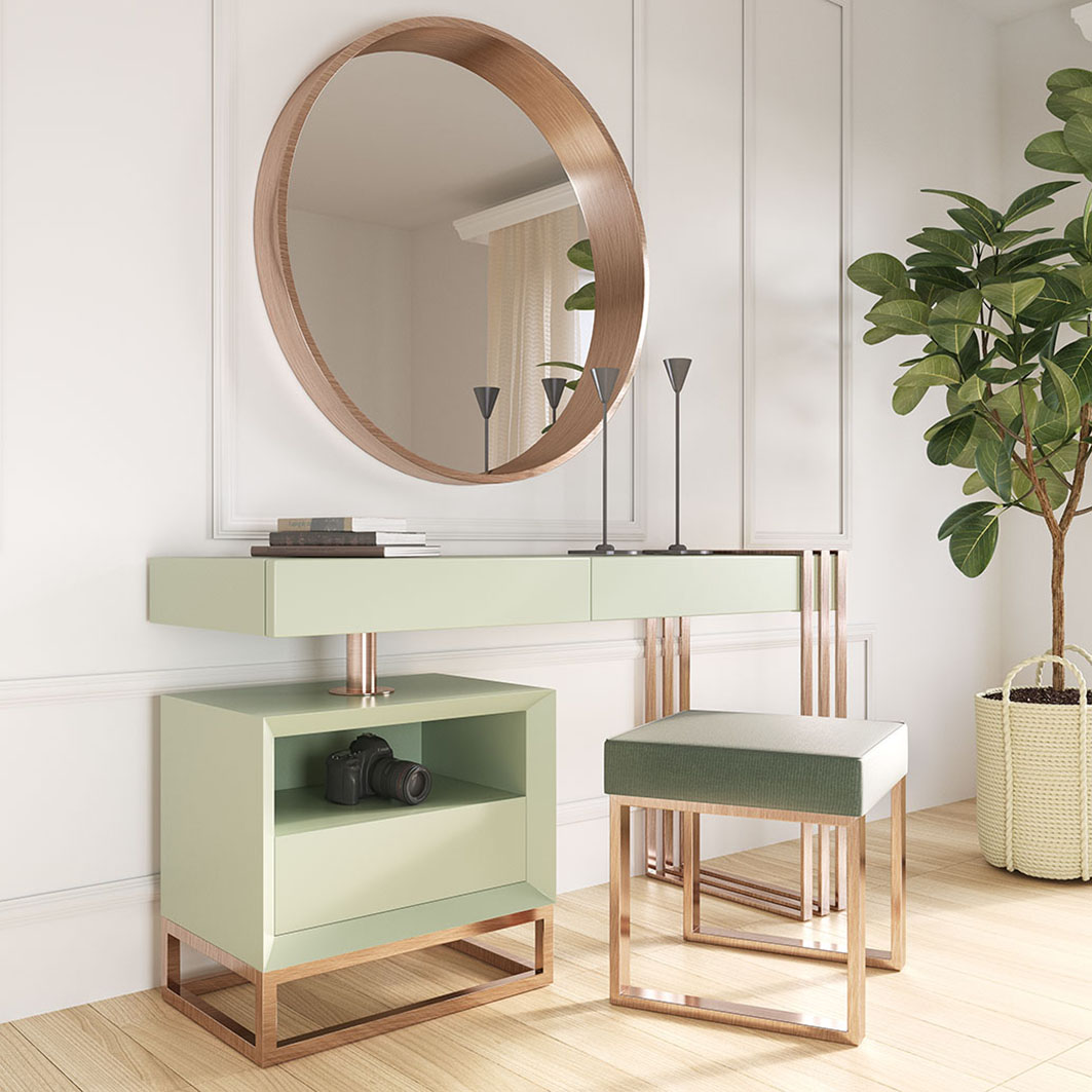 Brands Gamamobel Bedroom Sets, Spain NB06 Vanity Dresser