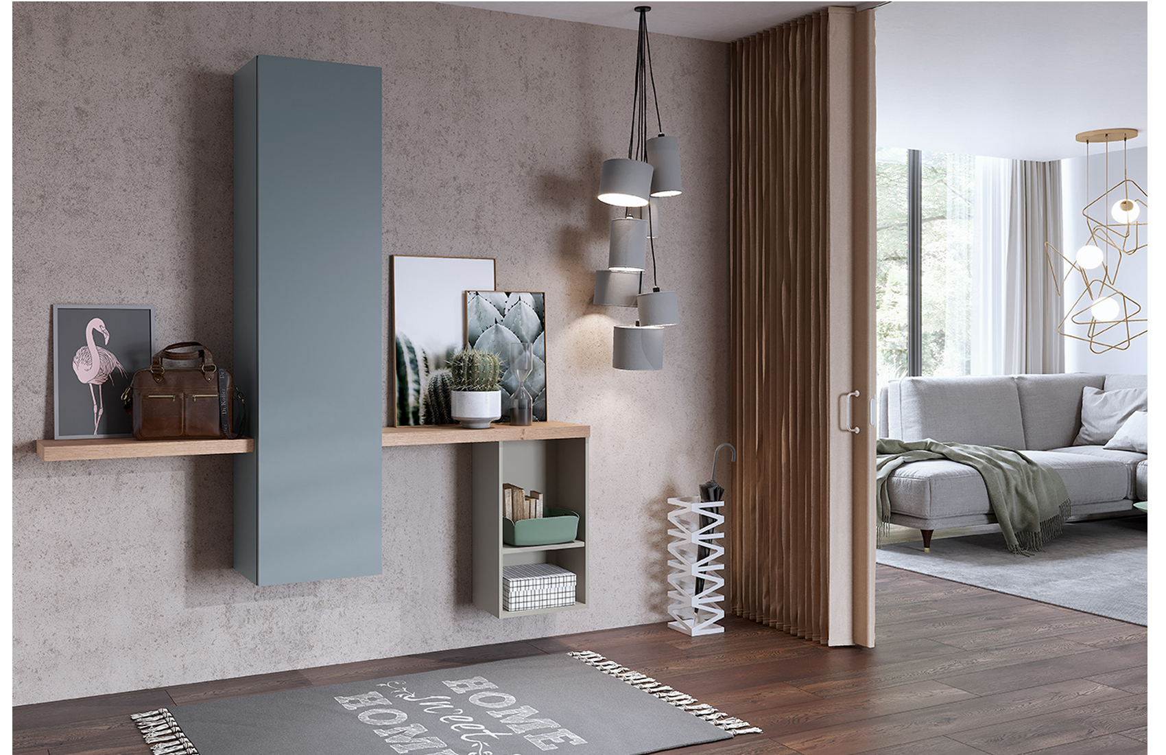 Clearance Wallunits & Consoles Composition CK33 HALLWAY