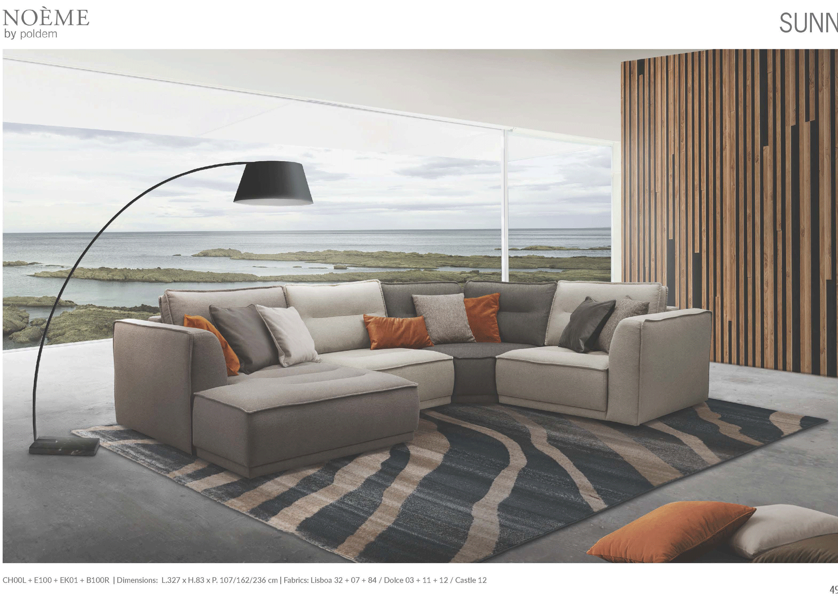 Brands Stella Collection Upholstery Living Sunn Sectional