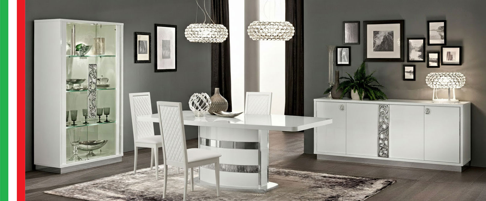 Dining Room Furniture Modern Dining Room Sets Roma Dining White, Italy