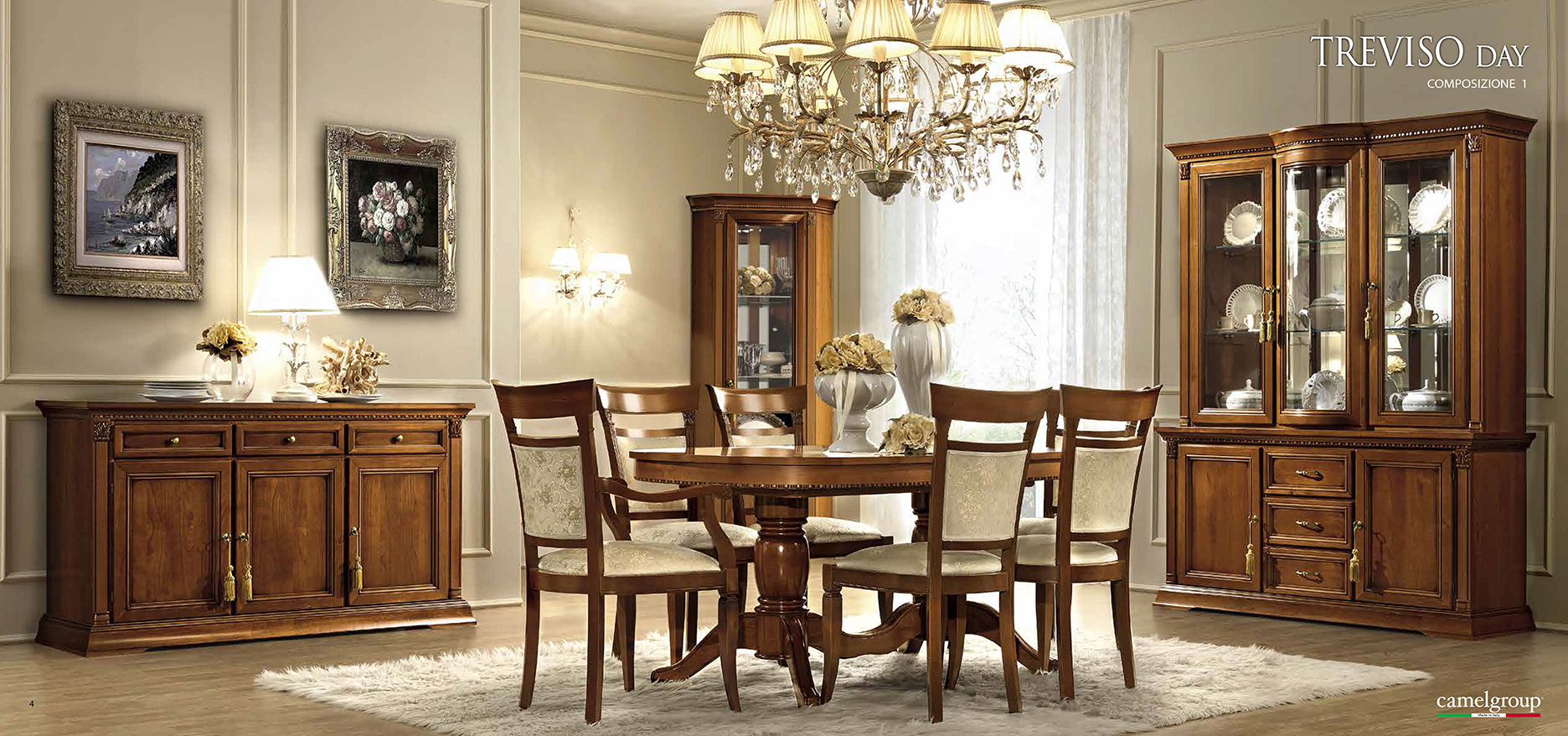 Dining Room Furniture Classic Dining Room Sets Treviso Cherry Day