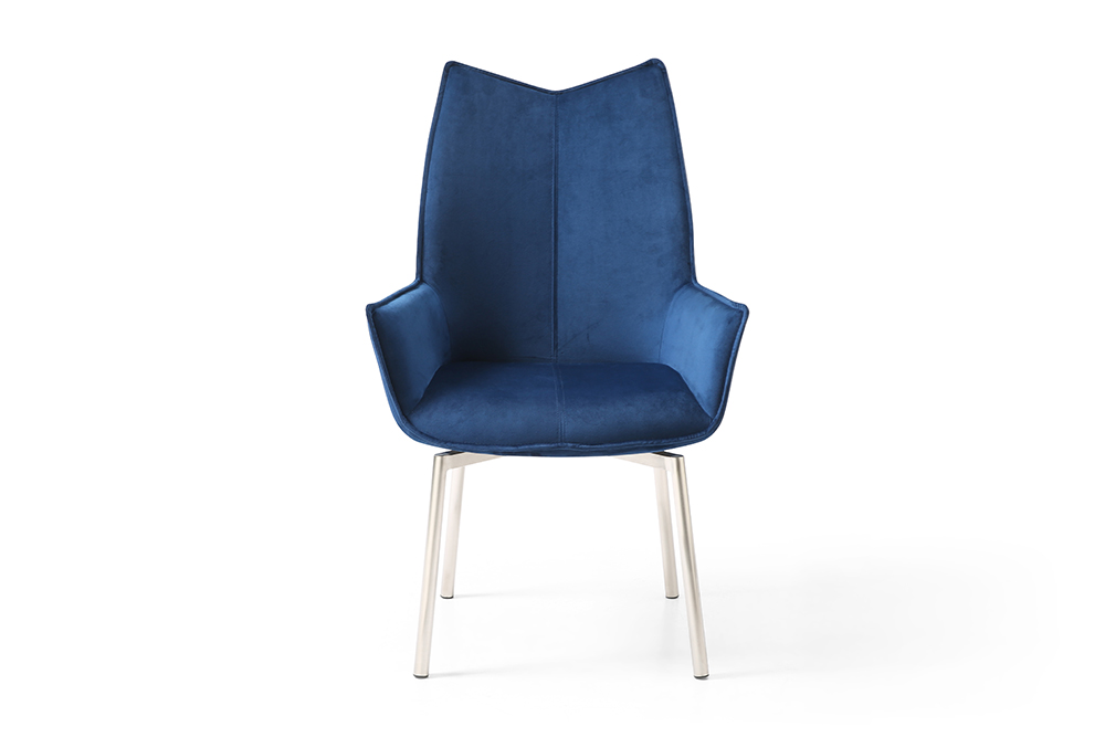 Brands Franco AZKARY II SIDEBOARDS, SPAIN 1218 swivel dining chair Navy Blue Fabric