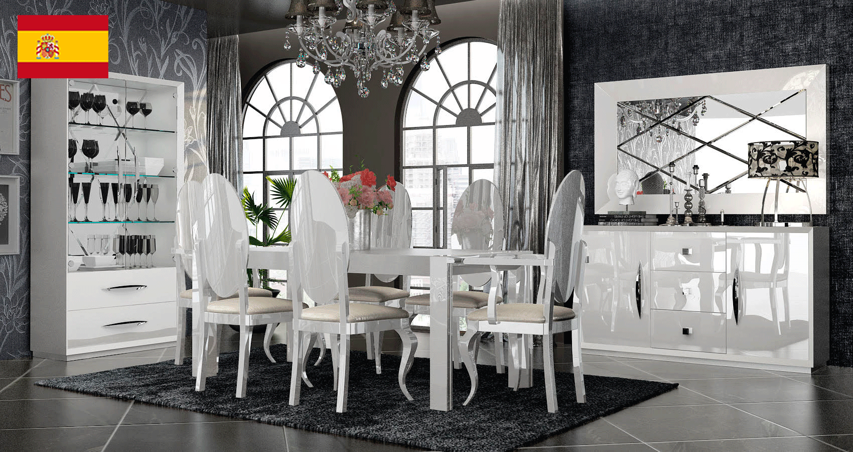 Dining Room Furniture Modern Dining Room Sets Carmen White Dining Room