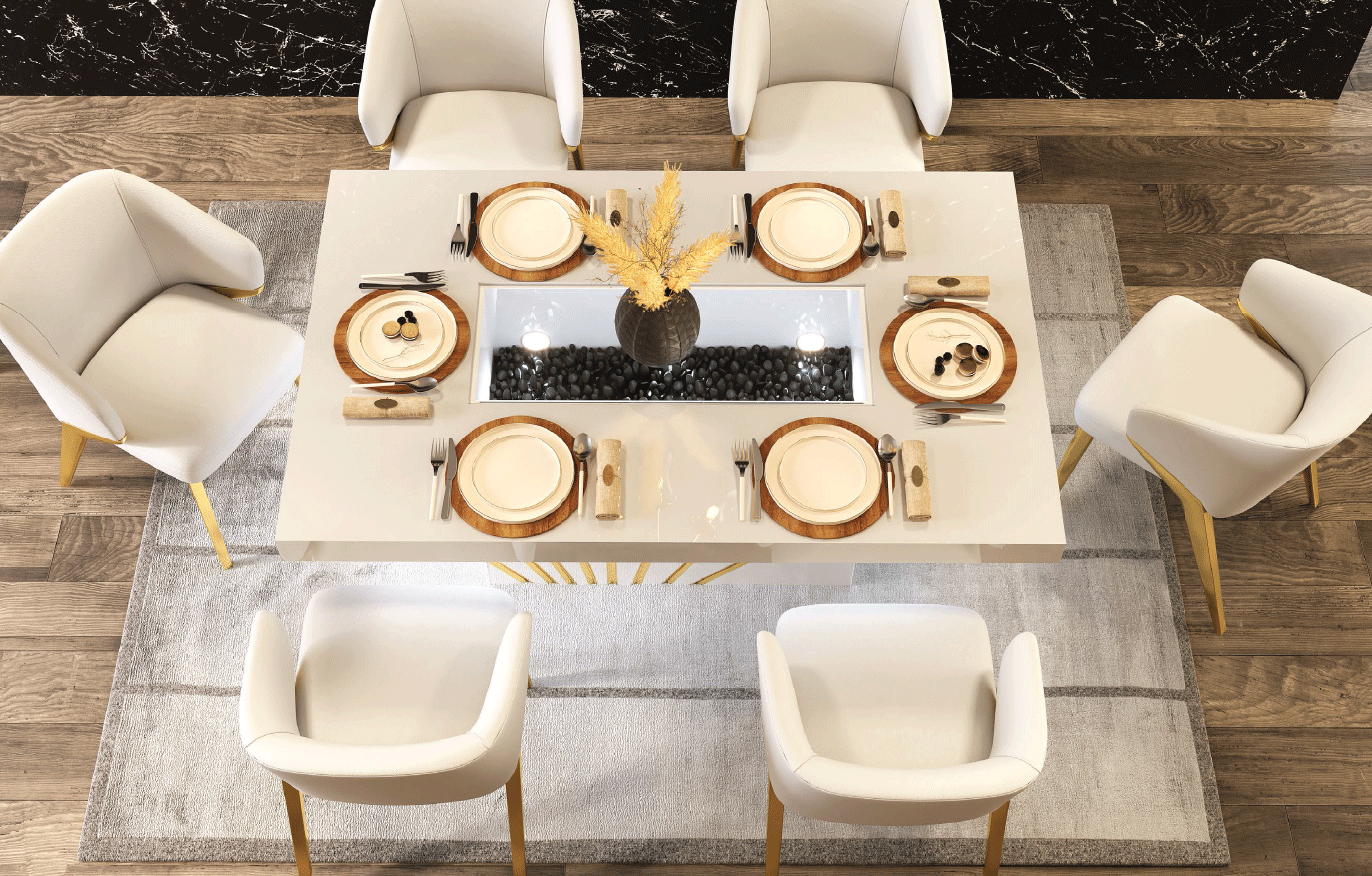 Brands Franco ENZO Dining and Wall Units, Spain Oro White Dining room Additional Items