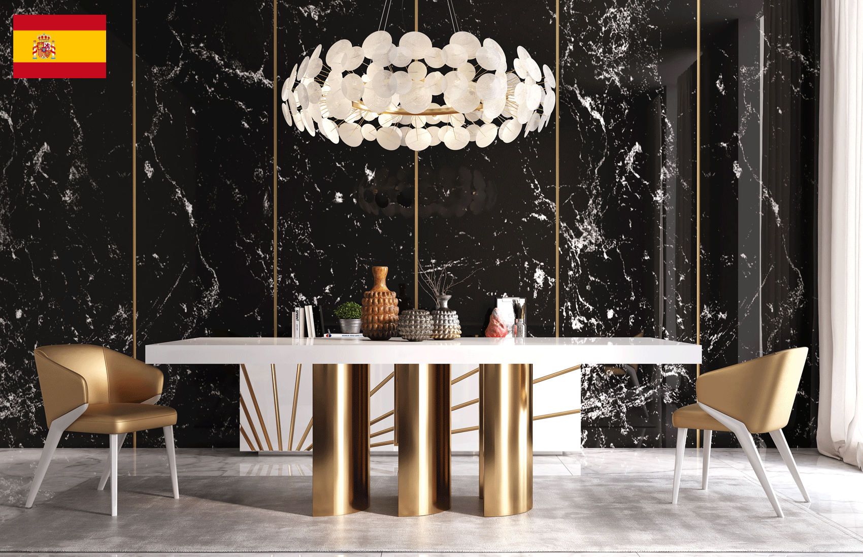 Brands Franco Africa Oro White Dining room