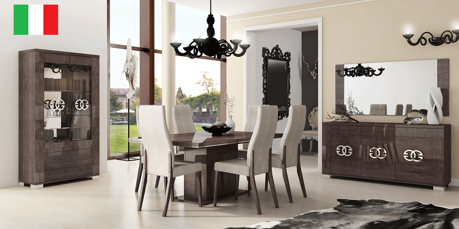 Dining Room Furniture Marble-Look Tables Prestige Dining Room