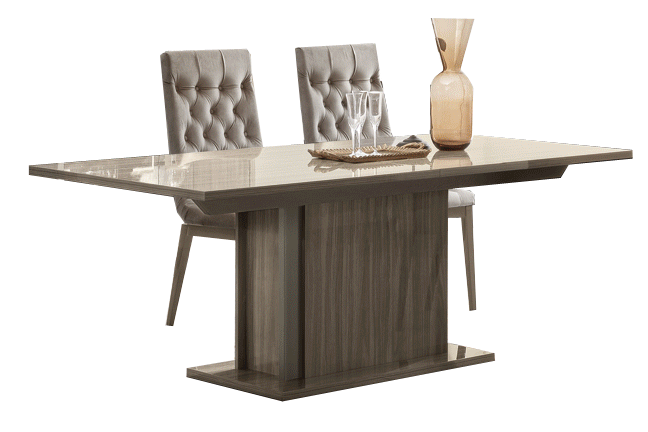 Clearance Bedroom Volare Dining table GREY with ext