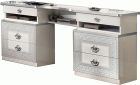 Aida Withe w/Silver Vanity Dresser